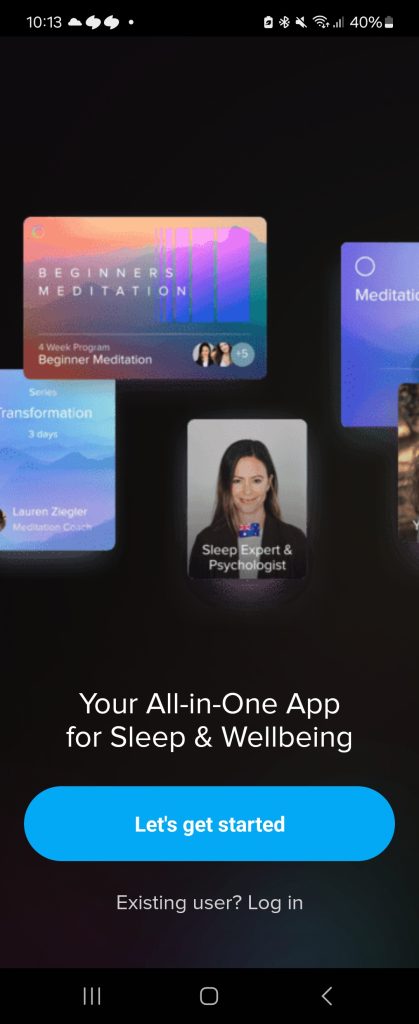 app for meditation Aura