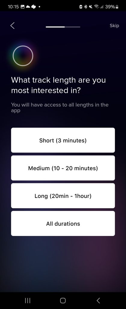 app for meditation Aura