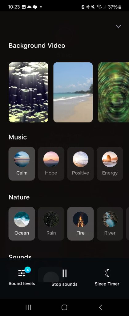 meditation app Aura